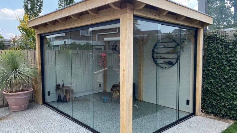 Eikenhouten veranda Naaldwijk - Tuinkamer - Uitbreiding leefruimte 1