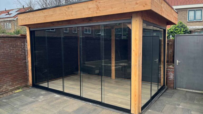 Glaswanden zetten - Tuinhuis glas - Glazen deuren tuin - Tuinkamer 12